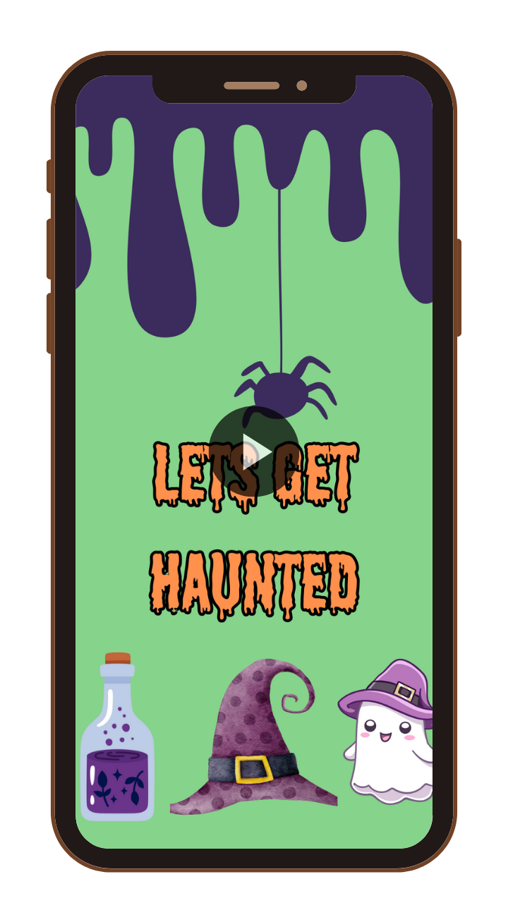 Animated Spooky Beetlejuice Birthday Video Invitation - Haunted Halloween Party Invites