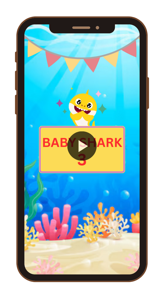 Animated Baby Shark Birthday Party Video Invitation - Custom Baby Shark Video Invite