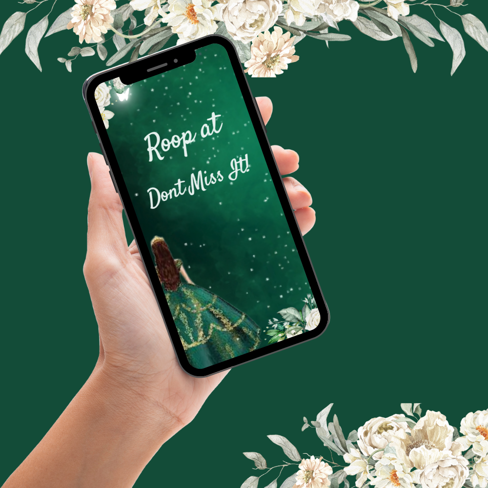 Custom Unique Emerald Green Quinceanera Party Video Invitation - Custom Theme VIdeo Invitation